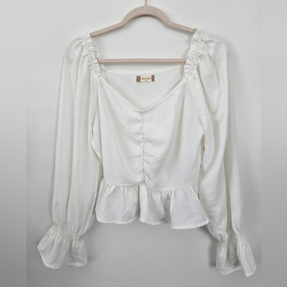 Altar’d State White Laryssa Top size Medium.